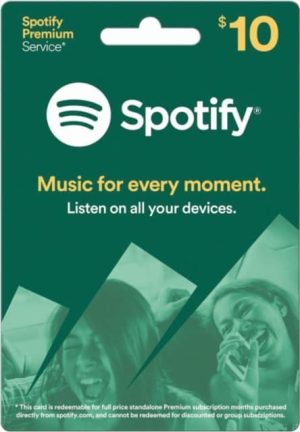 $10 Spotify Gift Card (US)