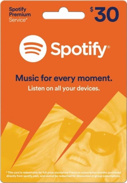 spotify gift card stores